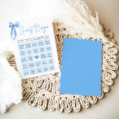 Blue Bow Vind de gast Bingo Vrijgezellenfeest spel Kaart