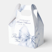 Blue Bow-Vrijgezellenfeest Bedankdoosjes (Achterkant)