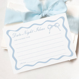 Blue Bow Vrijgezellenfeest Date Night Ideeën Kaart