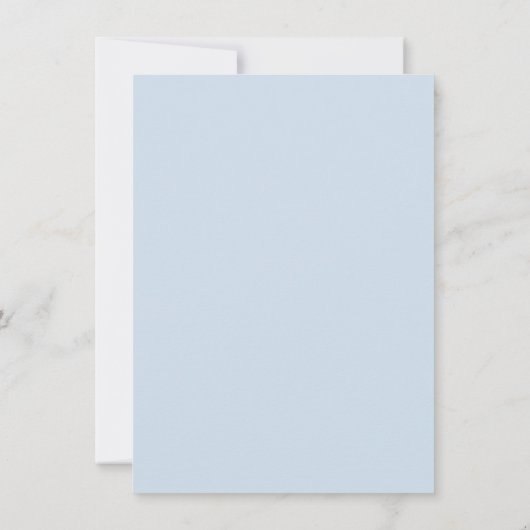 Blue Bow Vrijgezellenfeest Date Night Ideeën Kaart (Achterkant)