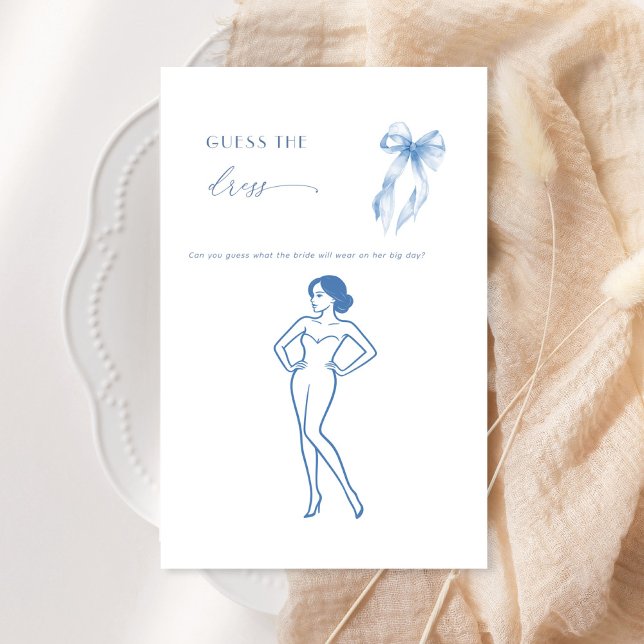 Blue Bow Vrijgezellenfeest Guess het kleedspel (Creator heeft geüpload)
