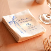 Blue Bow Vrijgezellenfeest, iets blauw voordat ik Servet