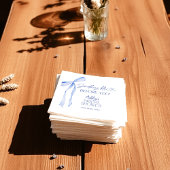 Blue Bow Vrijgezellenfeest, iets blauw voordat ik Servet