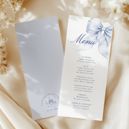 Blue Bow-Vrijgezellenfeest Menu