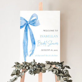 Blue Bow Ze is de knoop Vrijgezellenfeest Poster