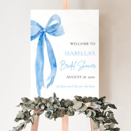 Blue Bow Ze is de knoop Vrijgezellenfeest Poster