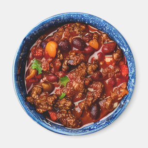 Blue Bowl van Chili Food Magneet