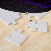 Blue Bowling Ball past het aan Legpuzzel (Zijkant)