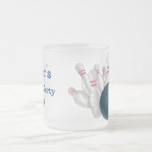 Blue Bowling Ball Persoonlijke Partij Mok (Center)