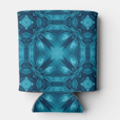 BLUE Bows 21e verjaardag aangepaste naam A07 Blikjeskoeler (Achterkant)