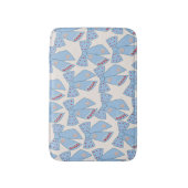 Blue Bows Coquette Badmat (Voorkant Verticaal)