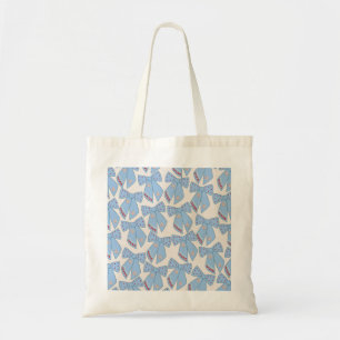 Blue Bows Coquette Tote Bag