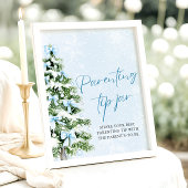Blue Bows Kerstboom Opvoedingstips Pot Spel Poster