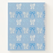 Blue Bows Photo Graduation Guest Book Notitieboek (Achterkant)