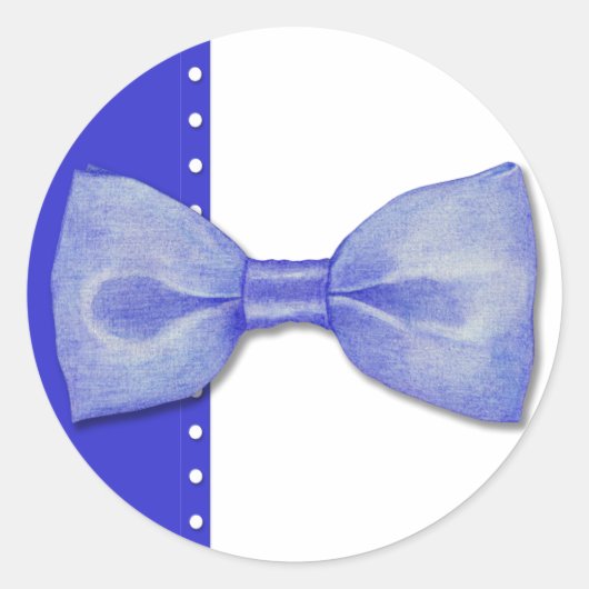 Blue Bowtie Sticker (Voorkant)