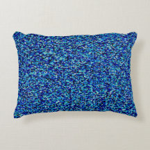 Blue Bowties Accent Pillow