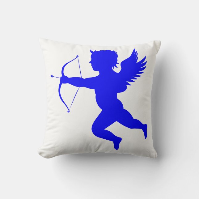 Blue Boy Angel Sierkussen (Voorkant)
