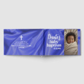 Blue Boy Baby Baptism Christening Guest Book Gastenboek (Volledig)