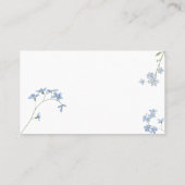 Blue Boy Baby in Bloom Douche Boeken voor Baby Kaa Plaatskaartje (Achterkant)