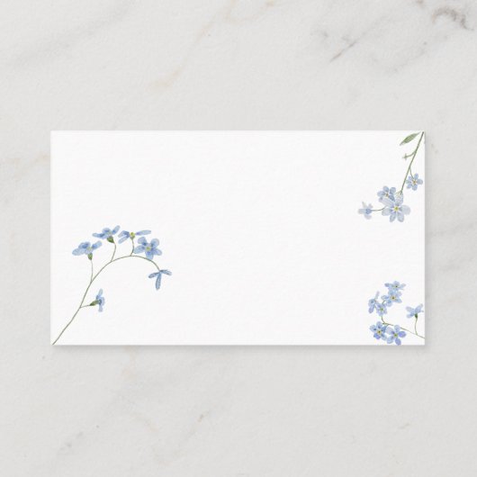 Blue Boy Baby in Bloom Douche Boeken voor Baby Kaa Plaatskaartje (Achterkant)