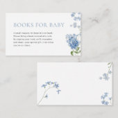 Blue Boy Baby in Bloom Douche Boeken voor Baby Kaa Plaatskaartje (Voorkant / Achterkant)