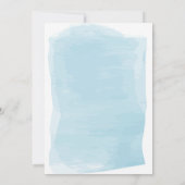 Blue Boy Baby shower, het is een Baby shower Kaart (Achterkant)