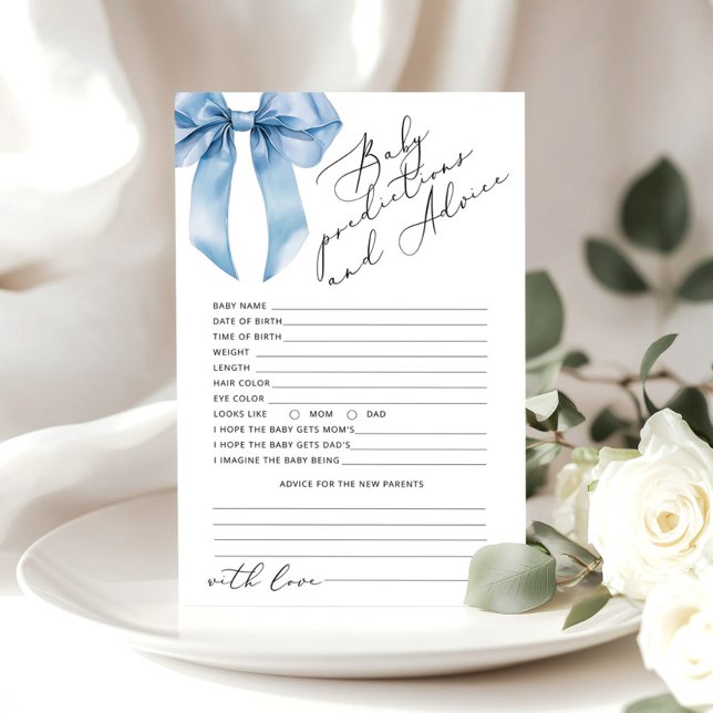 Blue Boy Baby voorspellingen en advies kaart (Creator heeft geüpload)