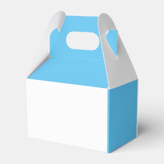 Blue Boy Baptism Favor Box Bedankdoosjes (Achterkant)