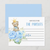 Blue Boy Beer Advice for the Parents Card (Voorkant / Achterkant)