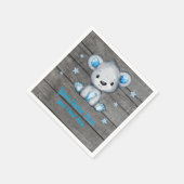 Blue Boy Beer Napkins Baby shower Birthday Servet (Hoek)