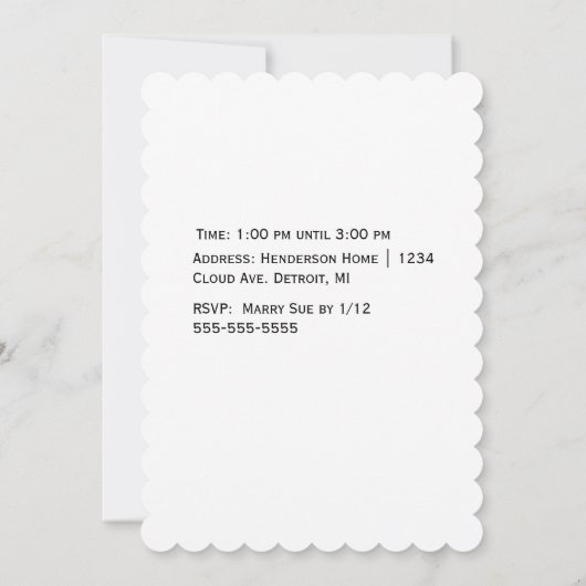 Blue Boy Beer Verjaardag Kaart (Achterkant)