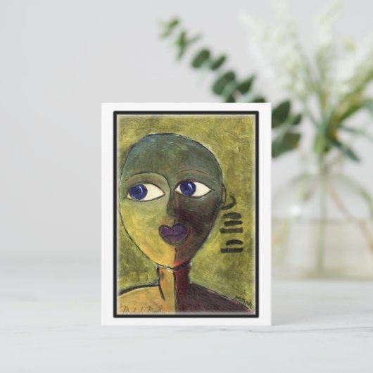 Blue Boy briefkaart (Staand voorkant)