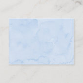 Blue Boy Cloud Stars Baby Sprinkle Book Request Informatiekaartje (Achterkant)