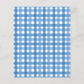 Blue Boy Cute Elephant Prediction for Baby shower (Achterkant)