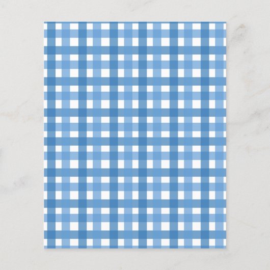 Blue Boy Cute Elephant Prediction for Baby shower (Achterkant)