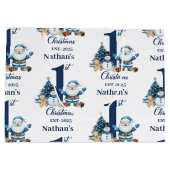 Blue Boy Eerste Kerstdag Groot Cadeauzakje (Achterkant)