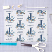 Blue Boy Eerste Kerstdag Tissuepapier (Craft)