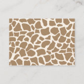 Blue Boy Giraffe Books for Baby Enclosure Kaart (Achterkant)