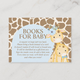 Blue Boy Giraffe Books for Baby Enclosure Kaart