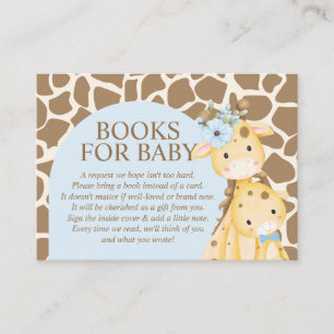 Blue Boy Giraffe Books for Baby Enclosure Kaart
