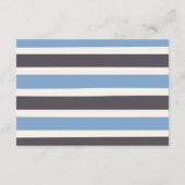 Blue Boy Halloween Baby shower Display Shower Informatiekaartje (Achterkant)