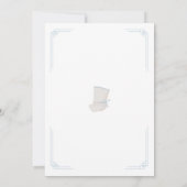 Blue Boy Hanbok Doljanchi eerste verjaardag Kaart (Achterkant)