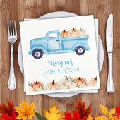 Blue Boy Little Pumpkin Schattige Baby shower Servet