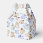 Blue Boy Pumpkins Baby shower grote gunst box Bedankdoosjes (Achterkant)