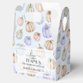 Blue Boy Pumpkins Baby shower grote gunst box Bedankdoosjes (Geopend)