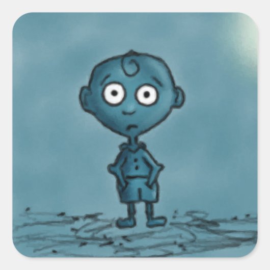 Blue Boy Stickers (Voorkant)