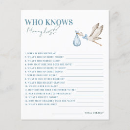 Blue Boy Stork Winter Who Knows Mommy Best Game