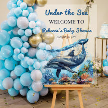 Blue Boy Under the Zee Baby shower Welkom