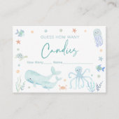 Blue Boy Under the Zee - Raad eens hoeveel spellen Informatiekaartje (Voorkant)