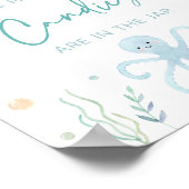 Blue Boy Under the Zee - Raad eens hoeveel spellen Poster (Hoek)